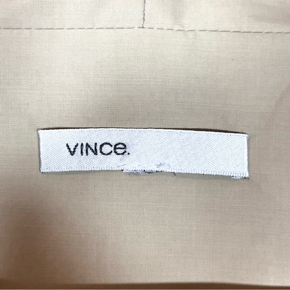 Vince Windbreaker Utility Cinched Waist Jacket 3/4 Sleeve Size Small - Picture 8 of 9